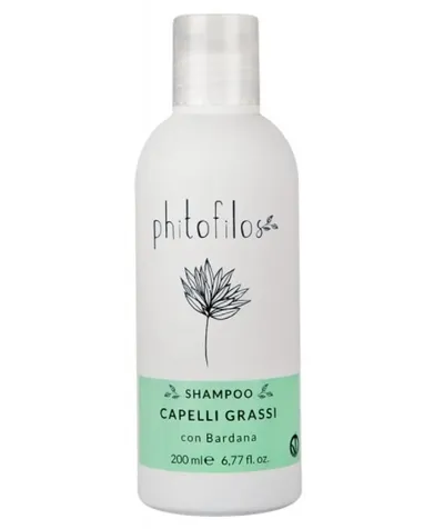 Phitofilos Shampoo Capelli Grassi con Bardana (Szampon do włosów przetłuszczających się)