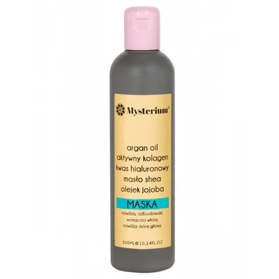 Mysterium Maska nawilżająca `Olejek arganowy, aktywny kolagen, kwas hialuronowy, masło shea, olej jojoba`