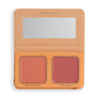 Revolution Beauty (Makeup Revolution) Makeup Revolution x Maffashion, Rosa Coral Way (Paleta róży do twarzy)