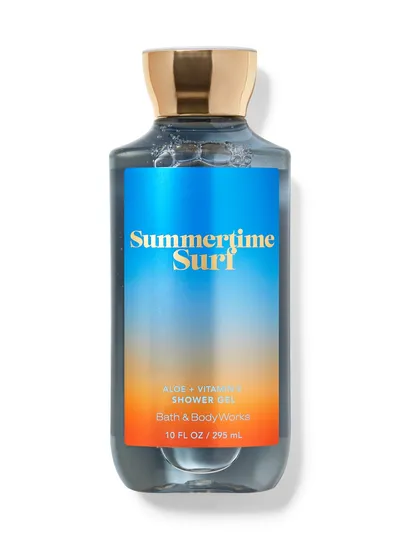 Bath & Body Works Summertime Surf,  Aloe + Vitamin E Shower Gel (Żel pod prysznic)