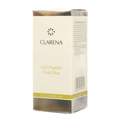 Clarena EGF Golden Line, EGF Peptide Gold Elixir (Peptydowy eliksir z koloidalnym złotem i bio-placentą)