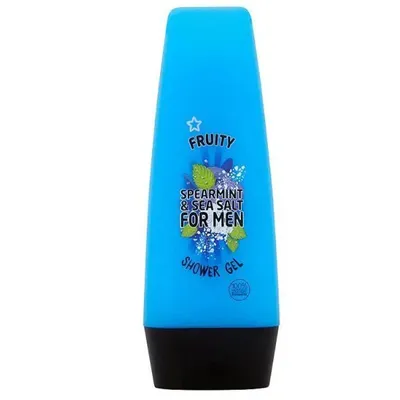 Fruity Shower Spearmint & Sea Salt, Shower Gel (Żel pod prysznic `Mięta i sól morska`)