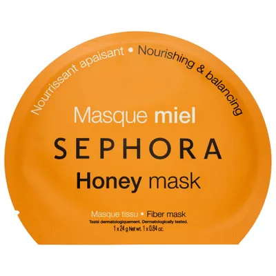 Sephora Honey, Mask (Miodowa maseczka z tkaniny odżywczo-łagodząca)