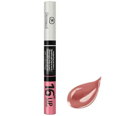Dermacol 16H Lip Colour Longlasting 2 in 1 (Pomadka i błyszczyk do ust)