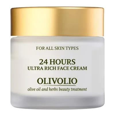 Olivolio 24 Hours Ultra Rich Face Cream (Krem odżywczo-nawilżający z kwasem hialuronowym)