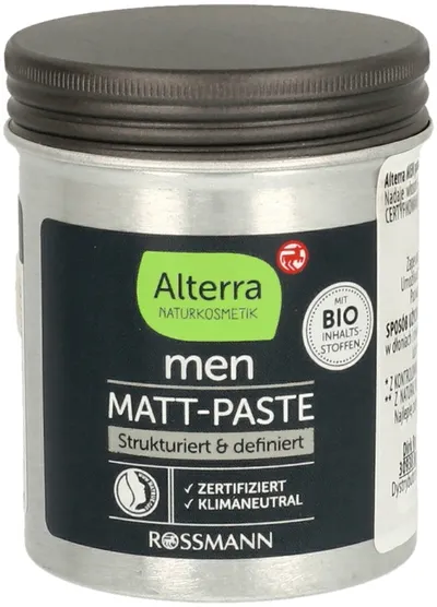 Alterra Men, Matt-Paste (Pasta do stylizacji włosów dla mężczyzn matująca)