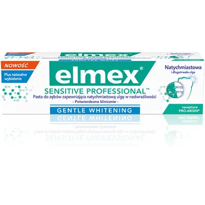 Elmex Sensitive Professional Gentle Whitening, Pasta do zębów delikatnie wybielająca