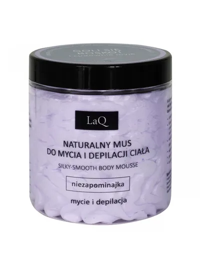 LaQ Naturalny mus do mycia i depilacji ciała `Króliczka Niezapominajka`