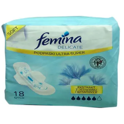 Femina Delicate, Podpaski higieniczne `Ultra Super`
