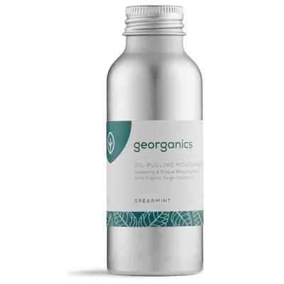 Georganics Oil Pulling Mouth Wash Green Mint (Naturalny olejek do płukania jamy ustnej `Zielona mięta`)