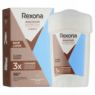 Rexona Women, Maximum Protection Clean Scent 96h Antiperspirant Deodorant  (Bloker potu w kremowym sztyfcie)