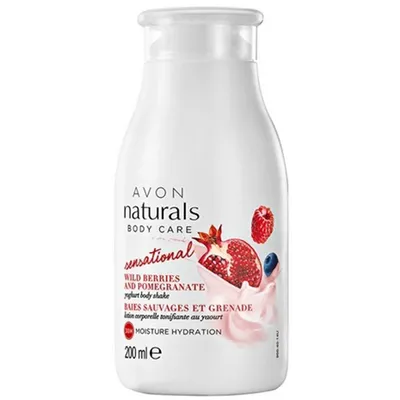 Avon Naturals, Wild Berries and Pomegranate, Yoghurt Body Shake (Nawilżający balsam jogurtowy do ciała)