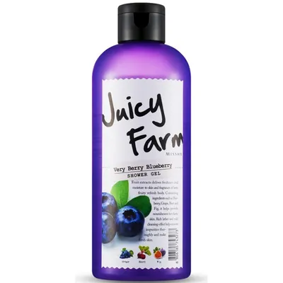 Missha Juicy Farm, Very Berry Blueberry, Shower Gel (Żel pod prysznic)