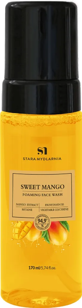 Stara Mydlarnia Sweet Mango, Foaming Face Wash (Pianka do mycia twarzy)