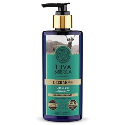 Natura Siberica Tuva Siberica,Deer Moss Shampoo Anti-Hair Loss (Bio-szampon pobudzający wzrost włosów)