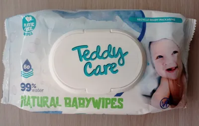 Teddy care Naturalne chusteczki dla niemowląt