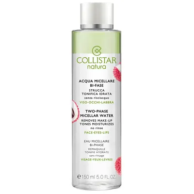 Collistar Natura, Acqua Minerale Bi-Phase [Two-Phase Micellar Water] (Dwufazowa woda micelarna twarz - oczy - usta)