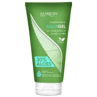 Marion Newcare, 30% Aloes, Wygładzający aqua gel do pielęgnacji twarzy i ciała
