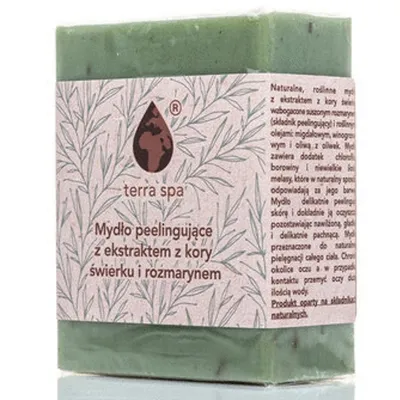 Uzdrowisko Połczyn Terra Spa, Mydło peelingujące z ekstarktem z kory świerku i rozmarynem