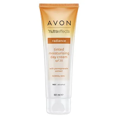 Avon Nutra Effects, Radiance Tinted Moisturising Day Cream SPF 20 (Nawilżająco-koloryzujący krem na dzień SPF 20)