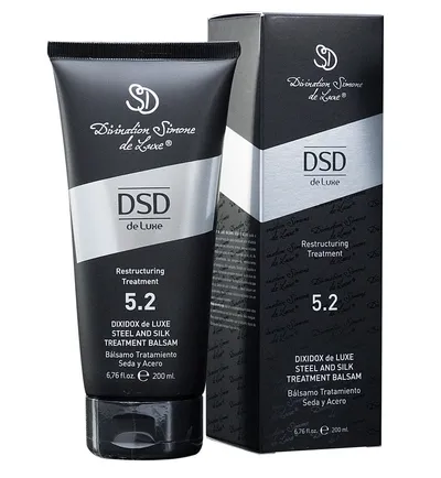 DSD de Luxe Restructuring Treatment 5.2 Dixidox de Luxe Steel and Silk Treatment Balsam (Balsam do włosów z żelazem i jedwabiem)