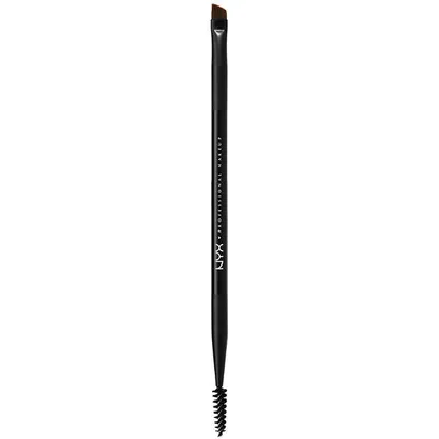 NYX Professional Makeup Pro, Dual Brow Brush (Podwójny pędzel do brwi)