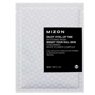 Mizon Enjoy Vital-up  Time Whitening Mask (Maska w płachcie rozjaśniająca)