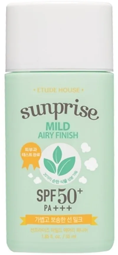 Etude Sunprise Mild Airy Finish SPF50+/PA+++ (Fluid do twarzy SPF 50)