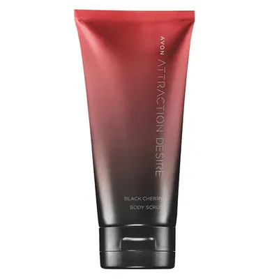 Avon Attraction Desire Black Cherry Body Scrub (Perfumowany scrub do ciała)