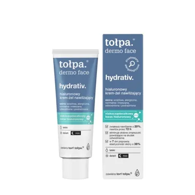 Tołpa Dermo Face Hydrativ, Hialuronowy krem-żel nawilżający lekki dzień/noc (nowa wersja)