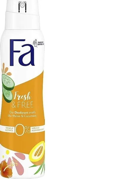 Fa Fresh & Free, Cucumber & Melon 48h Deodorant (Dezodorant w sprayu o zapachu melona i ogórka)