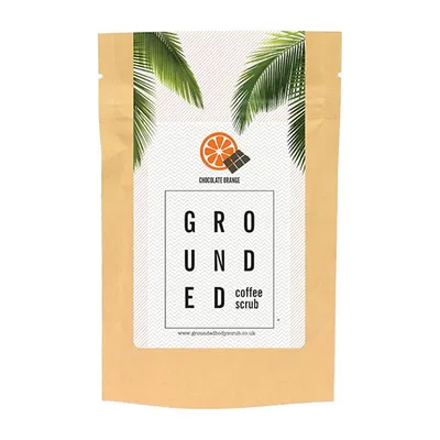 Grounded Grounded, Coffee Scrub Chocolate Orange (Peeling kawowy czekolada z pomarańczą)