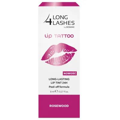 Long4Lashes Lip Tattoo, Long-lasting Lip Tint Peel-off Formula 24h (Pomadka peel-off)
