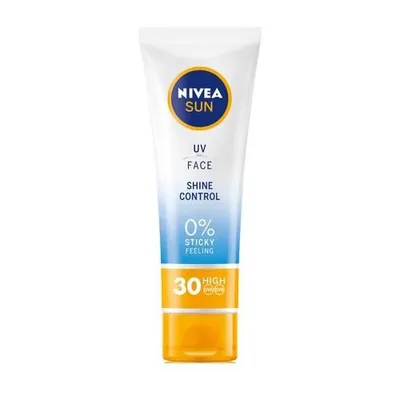Nivea Sun, Shine Control UV Face SPF 30 Mattifying Effect (Krem do twarzy matujący z filtrami UV SPF 30)