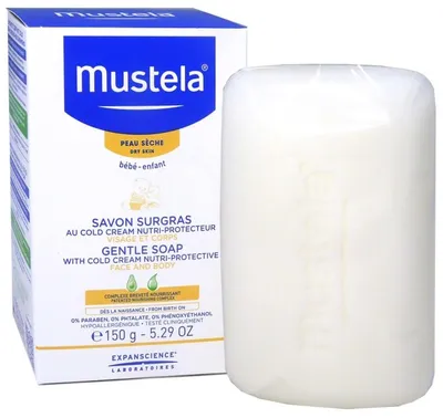 Mustela Bebe - Enfant, Savon Surgras Au Cold Cream Nutri-Protecteur (Odżywcze mydło z Cold Cream)