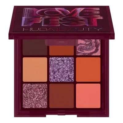 Huda Beauty Lovefest, Obsessions Eyeshadow Palette (Paleta cieni do powiek)