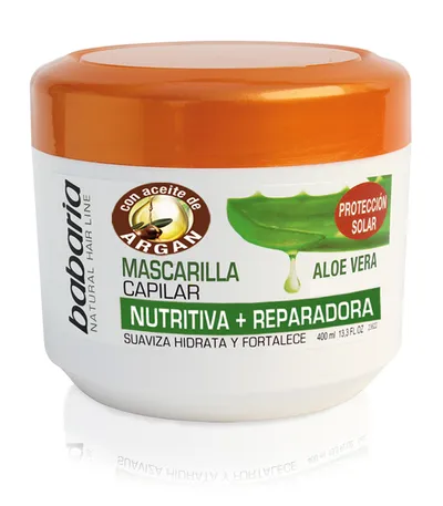Babaria Natural Cosmetics Aloe Vera & Argan Oil, Hair Mask (Maska do włosów farbowanych)