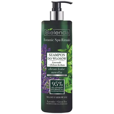 Bielenda Botanic Spa Rituals, Szampon do włosów farbowanych `Lawenda + zielona herbata`