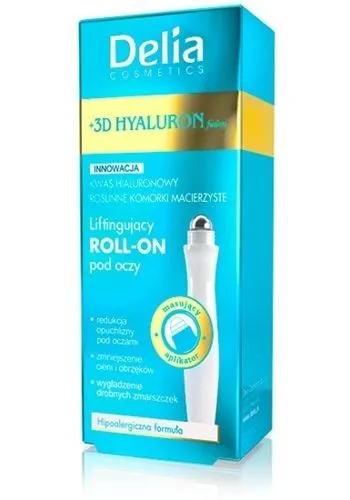 Delia 3D Hyaluron Fusion, Liftingujący roll - on pod oczy