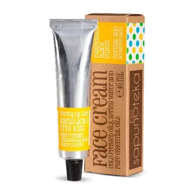 Sapunoteka Face Cream Chamomile & Black Cumin  (Krem do twarzy `Rumianek & czarnuszka`)