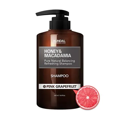 Kundal Honey & Macadamia, Shampoo Pink Grapefruit (Różowy Grejpfrut, Szampon do włosów)