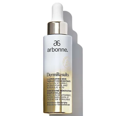 Arbonne Dermresults, Illuminating Skin Therapy Concentrate (Rozświetlające skoncentrowane serum z 15% witaminy C, 2% bakuchiolu i 1% kwasu ferulowego)