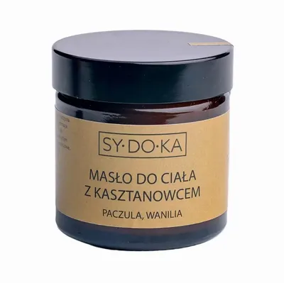 Sydoka Masło do ciała z kasztanowcem  `Paczula i wanilia`