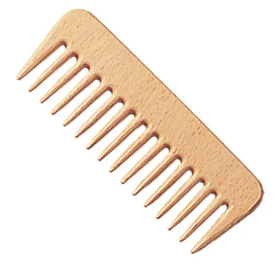 Gorgol Grzebień drewniany duży Afro