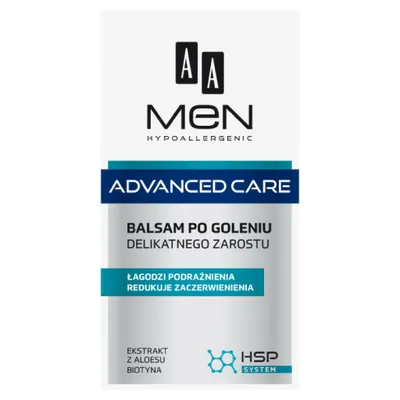 AA Men, Hypoallergenic Advanced Care, Balsam po goleniu delikatnego zarostu