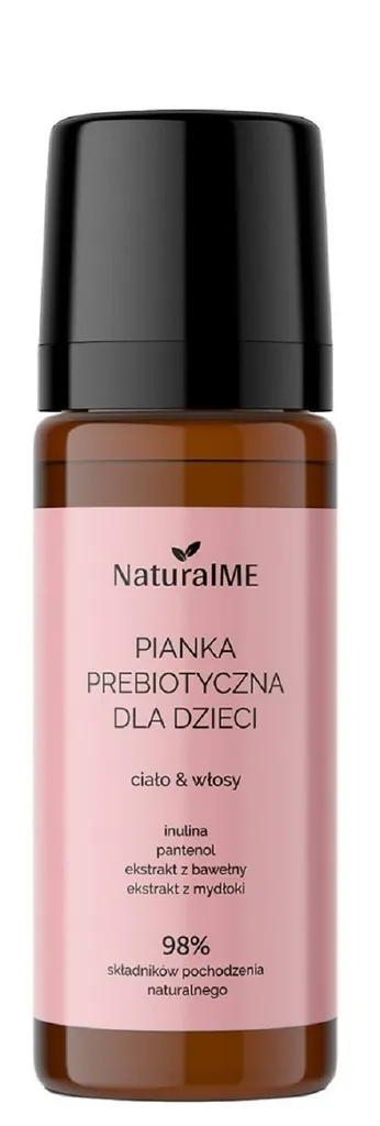 NaturalME Pianka prebiotyczna do ciała i włosów dla dzieci zapachowa