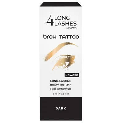 Long4Lashes Brow Tattoo, Long-lasting Brow Tint Peel-off Formula 24h (Tint peel-off do brwi)