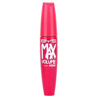 BYS Cosmetics Max Volume Mascara with Argan Oil, Blackest Black (Tusz do rzęs z olejkiem arganowym)