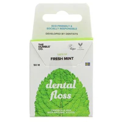 The Humble Co. Fresh Mint Dental Floss (Nić dentystyczna o smaku świeżej mięty)