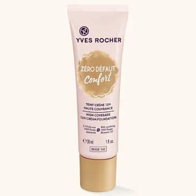 Yves Rocher Zero Defaut Confort, Fond de Teint Creme Haute Couvrance (Kremowy podkład odżywczy (nowa wersja))